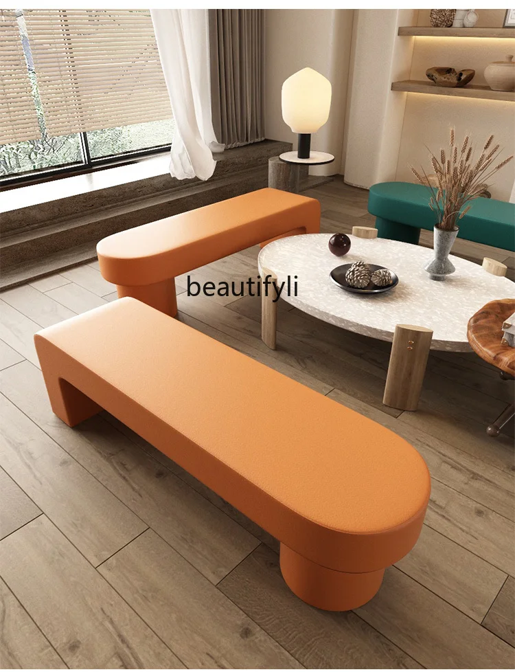 Bench Dining Chair Bedroom Sofa Strip Sofa Stool Minimalist Rest Area Low Stool