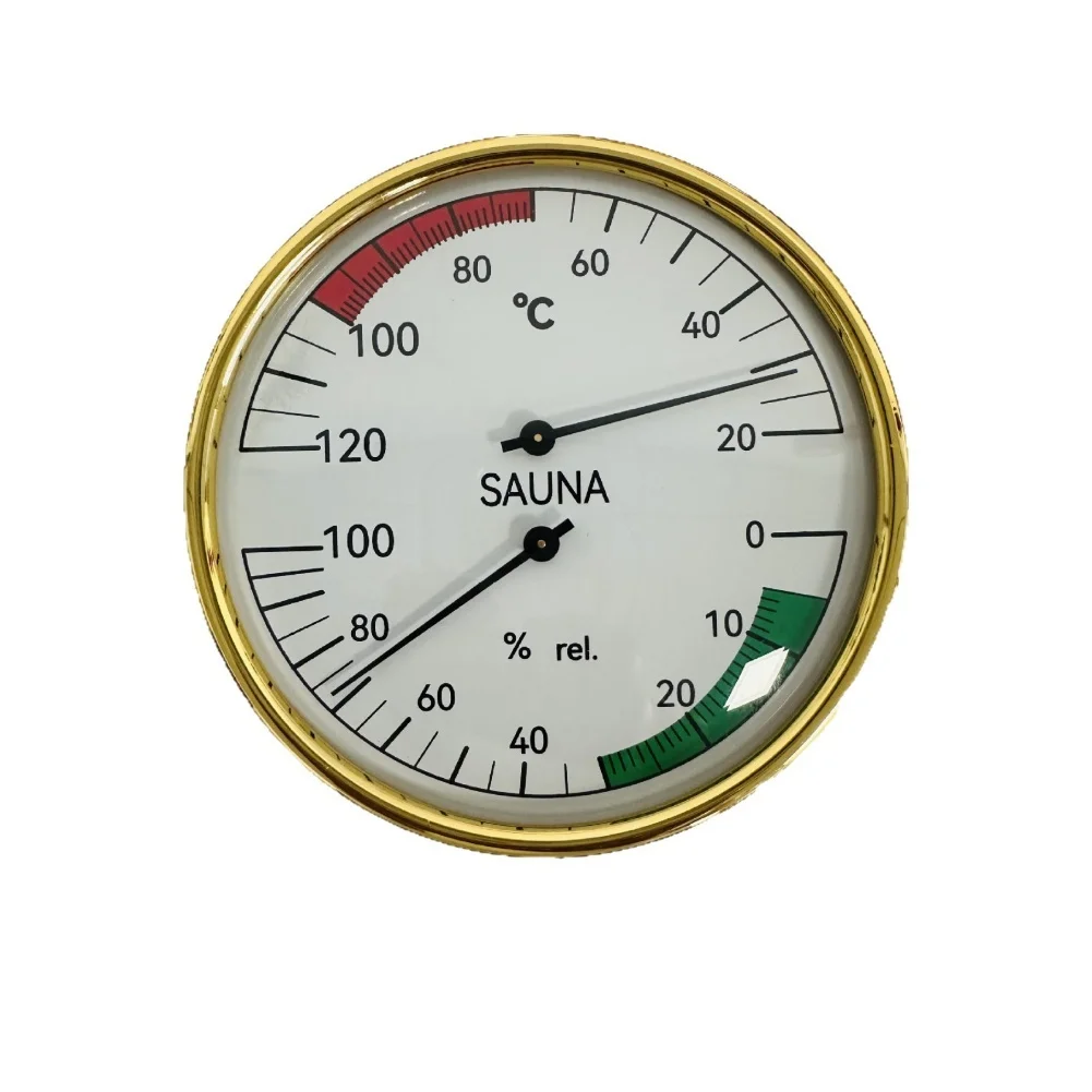 Heat-Resistant Thermometer Sauna Thermometer Indoor Environment Monitoring ABS Construction Accurate Measurement