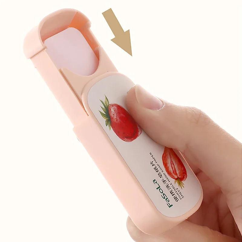 

1 BOX Strawberry Disposable Scented Slice Paper Cleaning Soaps Washing Hands Portable Hand Wash Petal Soap Papers Body Cleansers