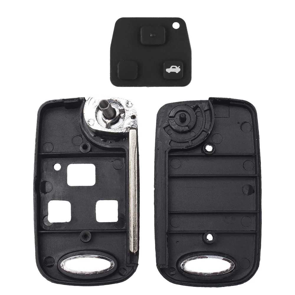 KEYYOU 2/3 BTN Modified Flip Folding Remote Key Shell Case for Lexus RX300 LS400 LS430 ES330 SC430 IS300 LX470 RX330 RX350 GS300