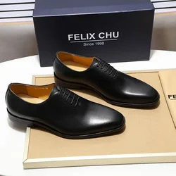 Zapatos Oxford de cuero genuino de diseñador para hombre, zapatos de vestir negros y marrones de marca de lujo para ropa Formal de oficina de negocios