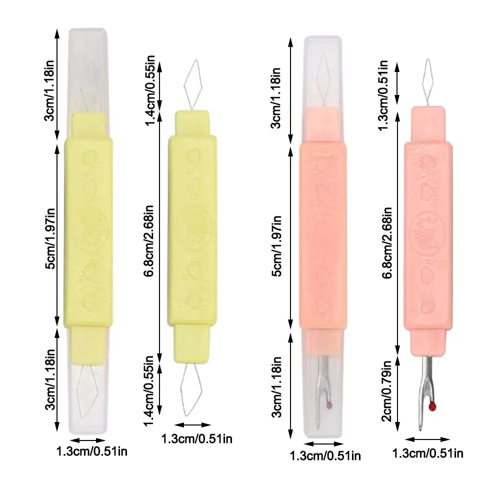 Sewing Seam Ripper 2in1 Sewing Threads Remove Stitch Unpicker For Needlework DIY Embroidery Cross Stitch Sewing Accessories