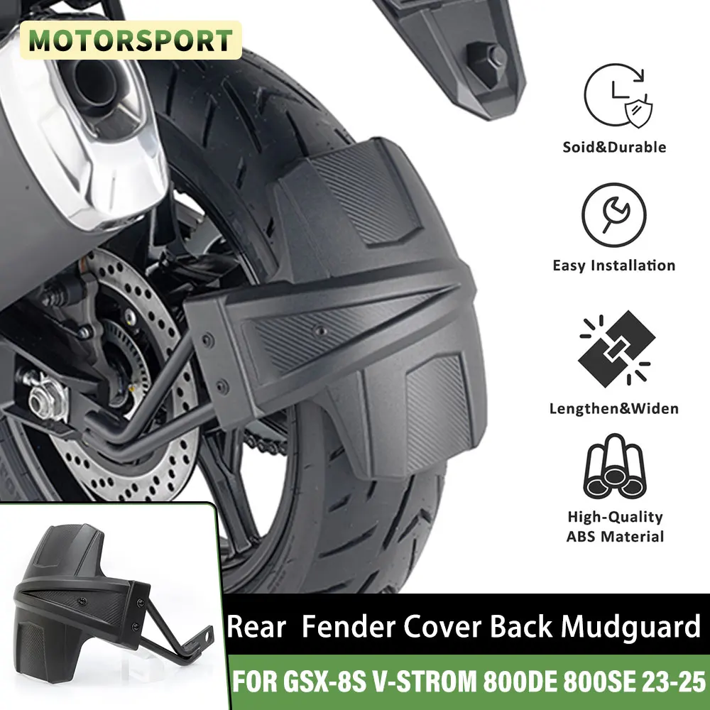 

FOR SUZUKI GSX-8S V-STROM 800DE 800SE 2023 2024 2025 Motorcycle Rear Fender Hugger Mudflap Splash Mud Guard Cover Protector