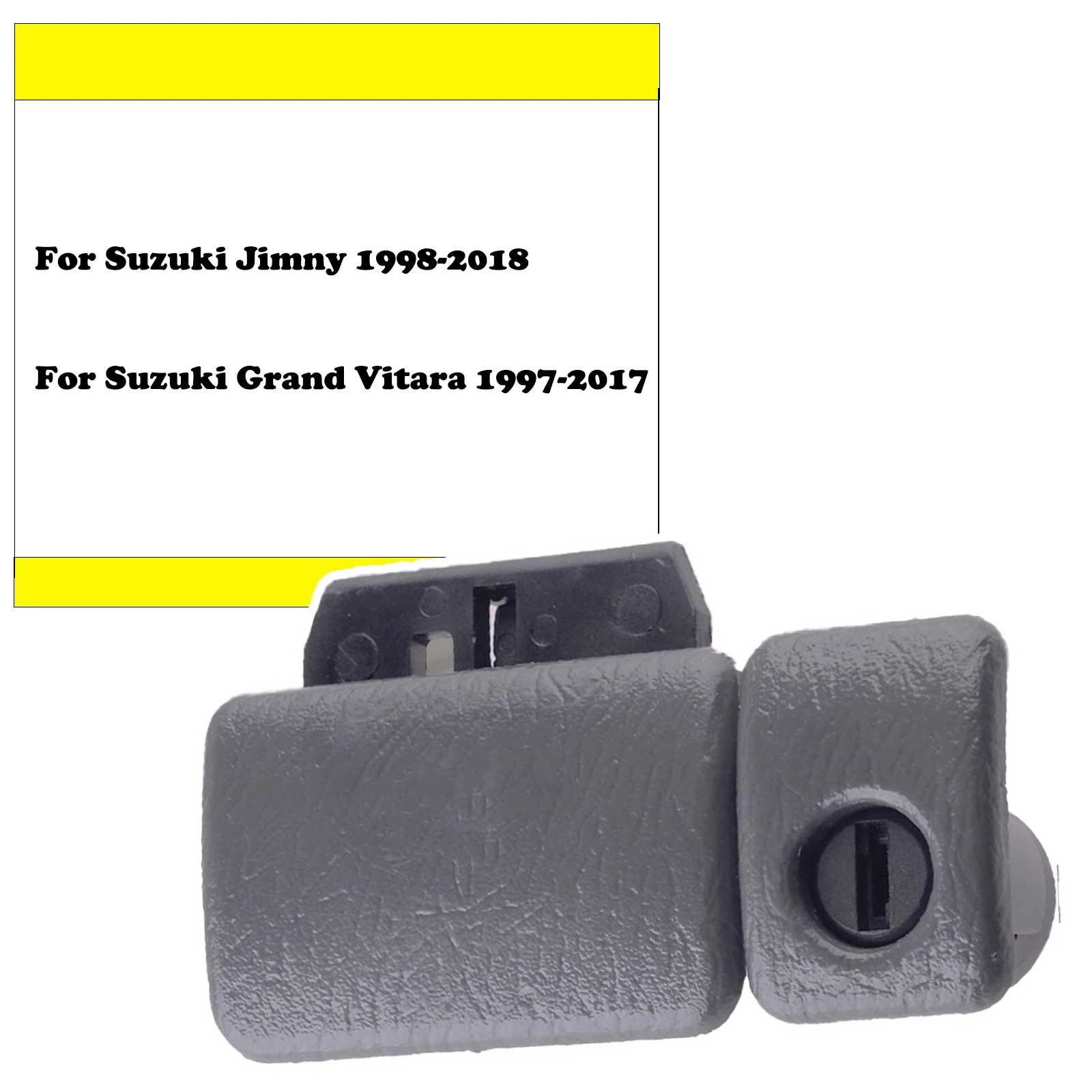 Car Glove Box Lock Latch Handle For Jimny JB23W 2004 Gray Clips Repair Kit 1998 1999 2000 2001 2002 2003 2005 2006 2007- 2018