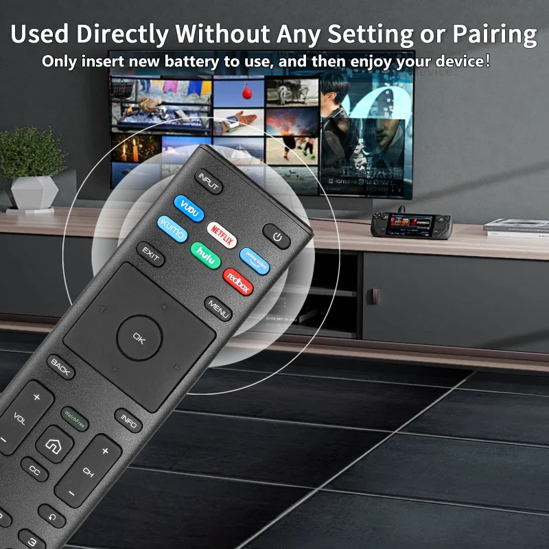 XRT136-B For VIZIO Remote Control For VIZIO Smart TV D43-F1 D50-F1 D55-F2 D70-F3 D24H-G9 D32H-G9 D32H-F1 D24H-G9 D40F-G9 D43F-F1