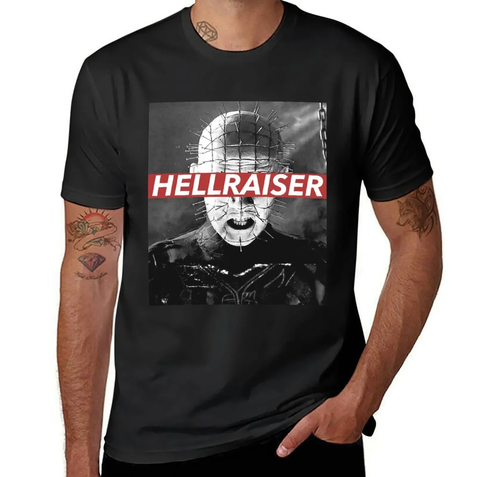 HELLRAISER T-Shirt man t shirt boys animal print cute clothes fitted t shirts for men