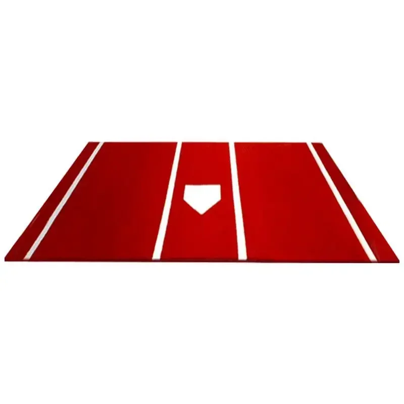 2026/Best Sales Home Plate Baseball Mat Green Red  Baseball Batting Mat
