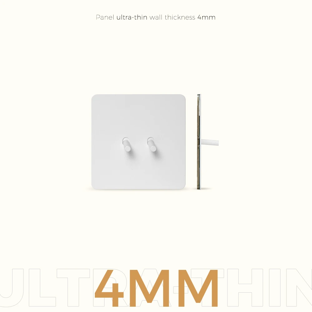 مقبس كهربائي مفاتيح فرن كهربائي جينرال مفاتيح كهربائية الألواح الجدارية سويتش كهرب مقابس كهربائيةمقبس طاقة تبديل جداري ، لوحة فولاذ مقاوم للصدأ ، منفذ شحن من النوع C ، اتجاهان ، أبيض غير لامع ، 16A ، منفذ قياسي الأوروب