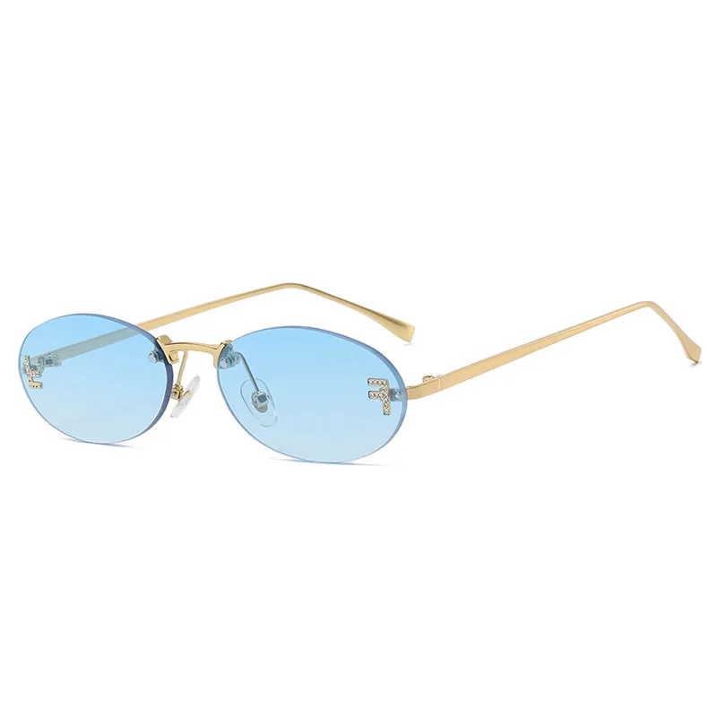 Zirosat 8115 randlose Sonnenbrille Männer Frauen Legierung optische verschreibung pflicht ige Brillen fassungen Brillen