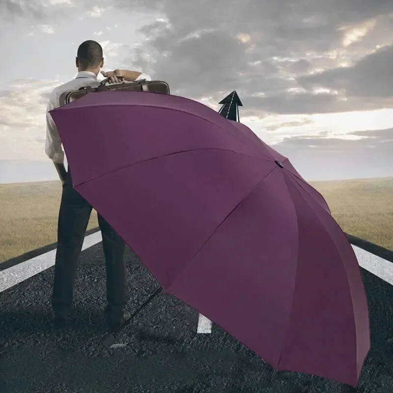 Xiaomi 2024 130cm/51.18 Inch Ten-bone Umbrella Waterproof Windproof Manual Large Umbrellas Reinforced UV Protection