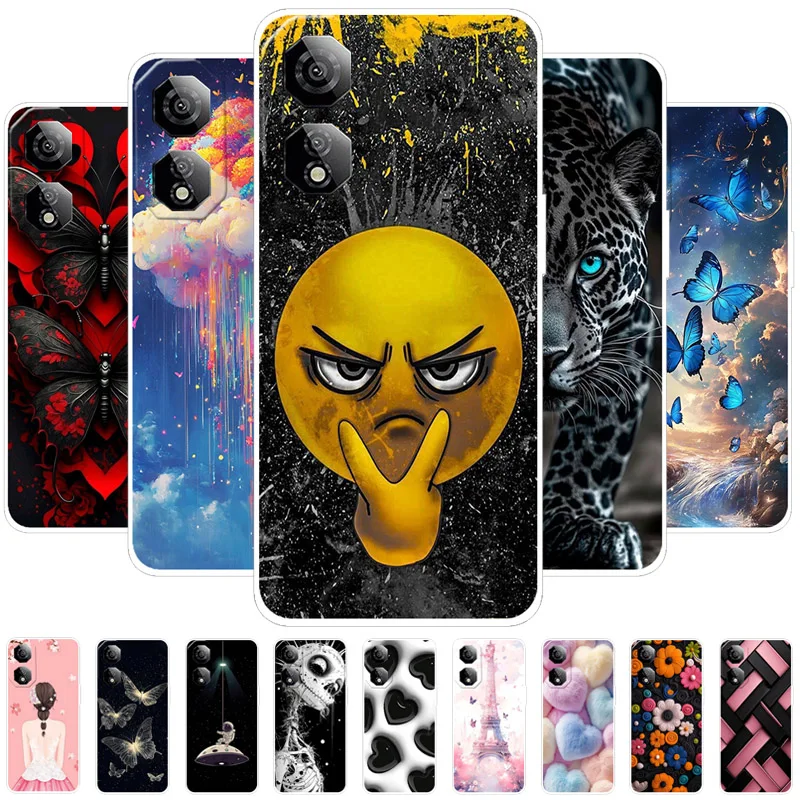 

Fashion Clear Case For Nubia Neo 2 5G Transparent TPU Phone Shockproof Cover For ZTE nubia Neo2 Z2352N Soft Protective Fundas