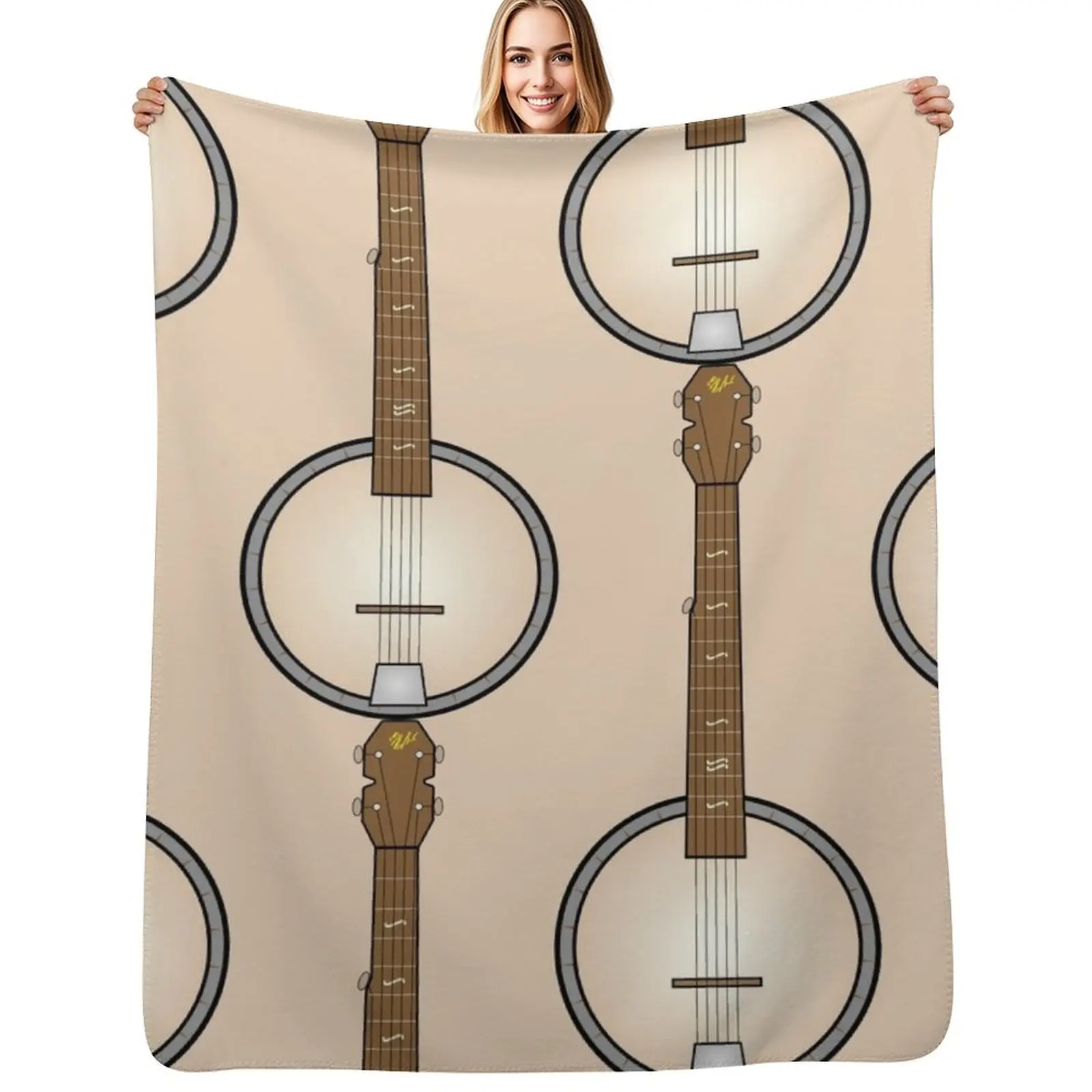 

Banjo Throw Blanket Fashion Sofas Thin Summer Loose Blanket