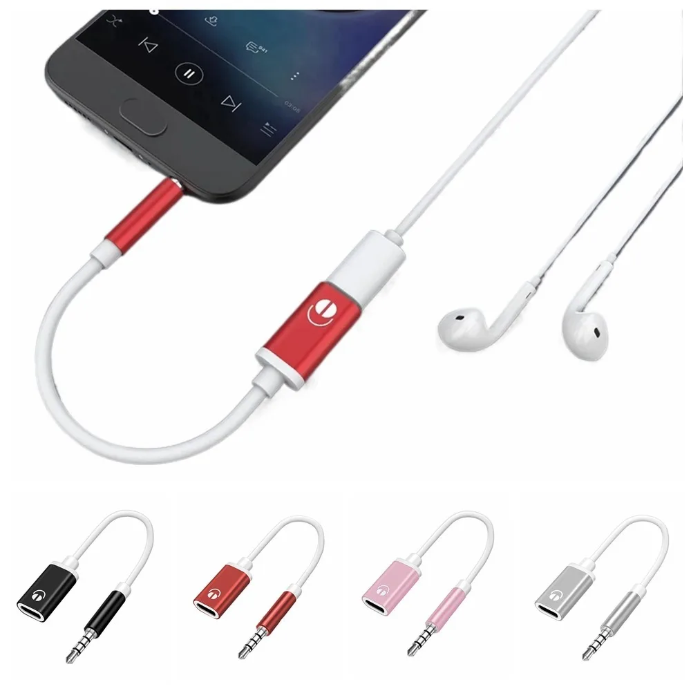 3.5mm Male 3.5mm Male Type-c Female Converter Headphone Converter Aux Cable Type-C To 3.5mm Jack Converter Portable Durable