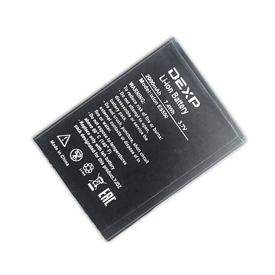 Mobile Phone Battery For DEXP Ixion ES550 ES 550 Li-ion For DEXP Ixion ES550 ES 550 Powerful 2000mAh Smartphon Batteries