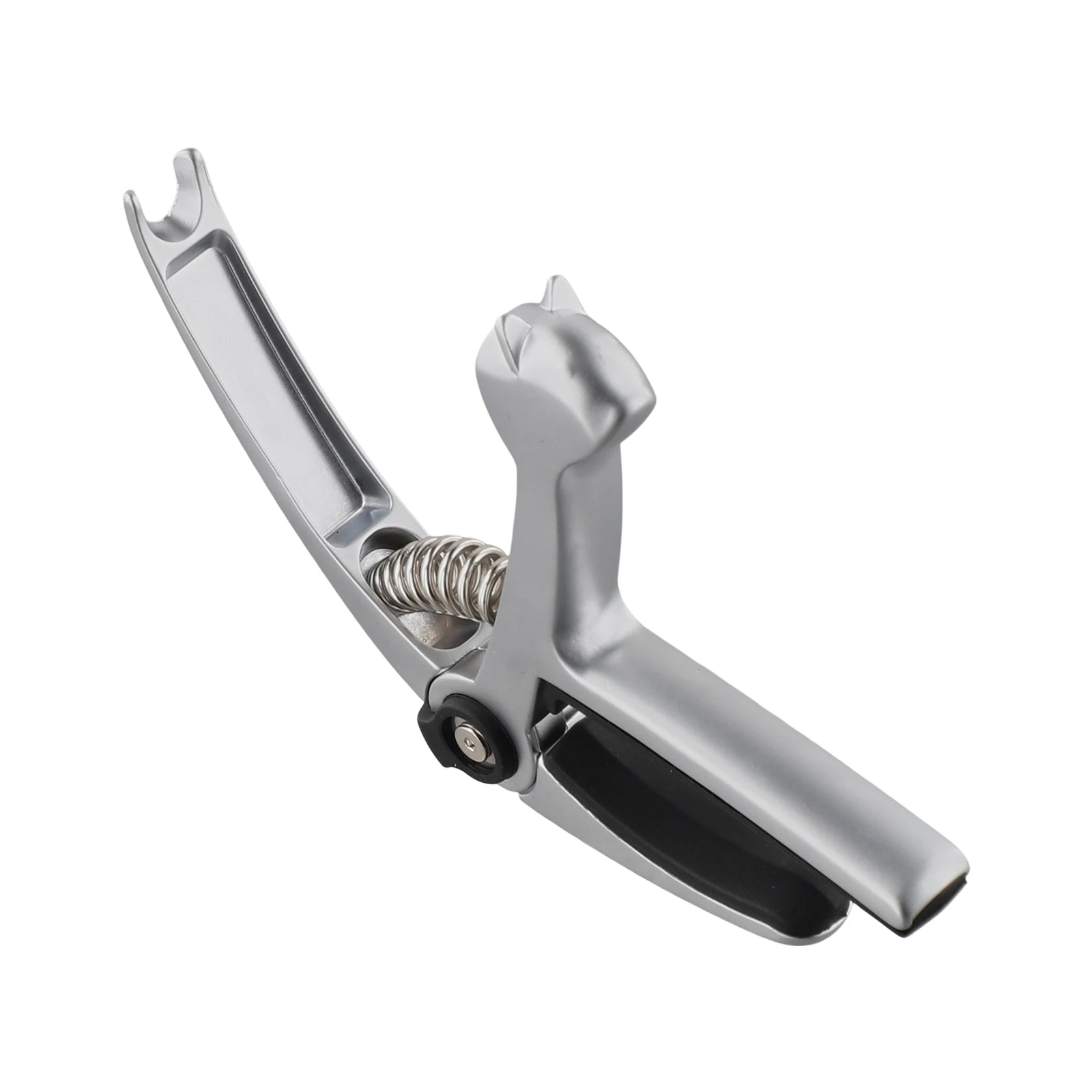 Pick Holder Guitar Capo Performing Practicing Acoustic Guitars Metal Secure Clamping Silicone Versatile String Instrument Tool
