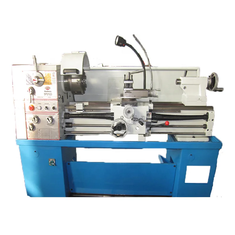 1.5KW or 2.5KW Spindle Motor Italian Metal Lathe Machine with Quick Change Tool Post SP2123(I/II)
