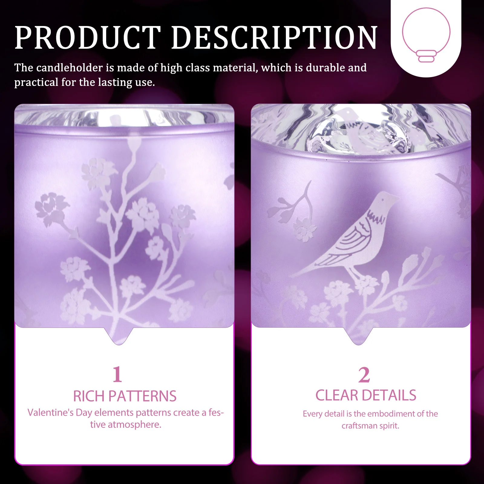 الشمعدان الرجعية خمر حامل الشموع كوب زجاجي أنيق لغرفة المعيشة غرفة نوم غرفة الطعام ديكور حامل رومانسي