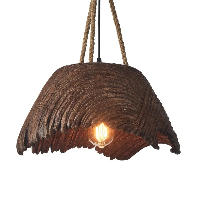 

Handmade Sculpture Wabi Sabi Pendant Lights Vintage Restaurant Bar Suspend Lamps Dining Room Kitchen Led Chandelier Home Decor