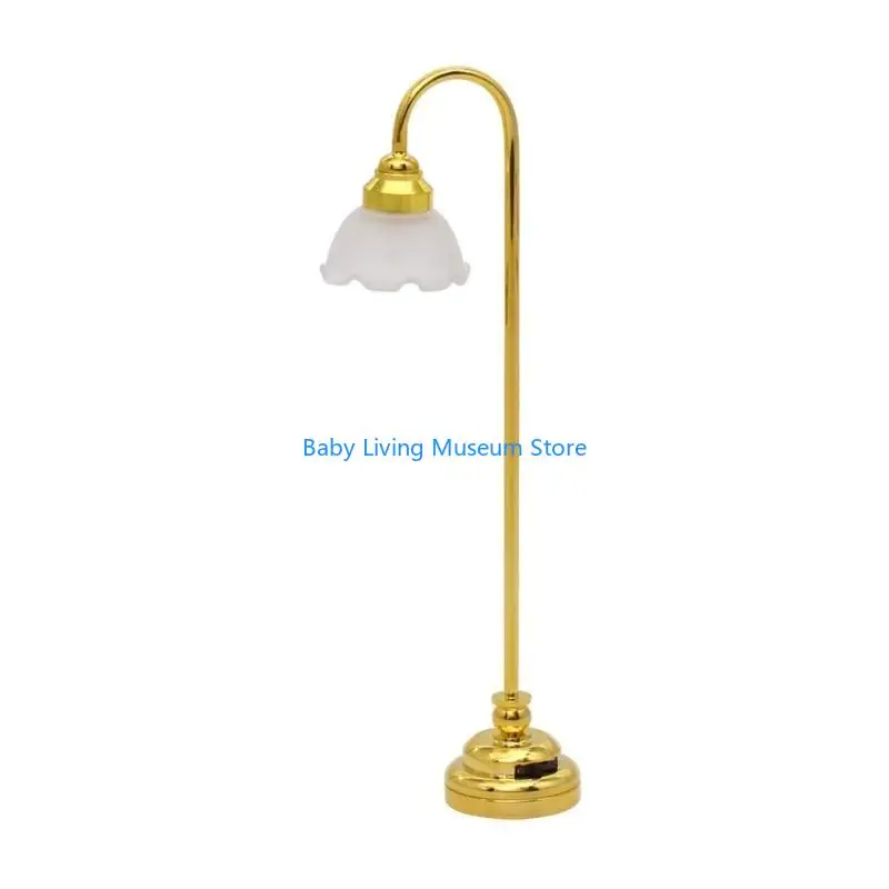 

P31C 1:12 Dollhouse Floor Lamp Decorations Toy Figure Furniture Girls Pretend Play