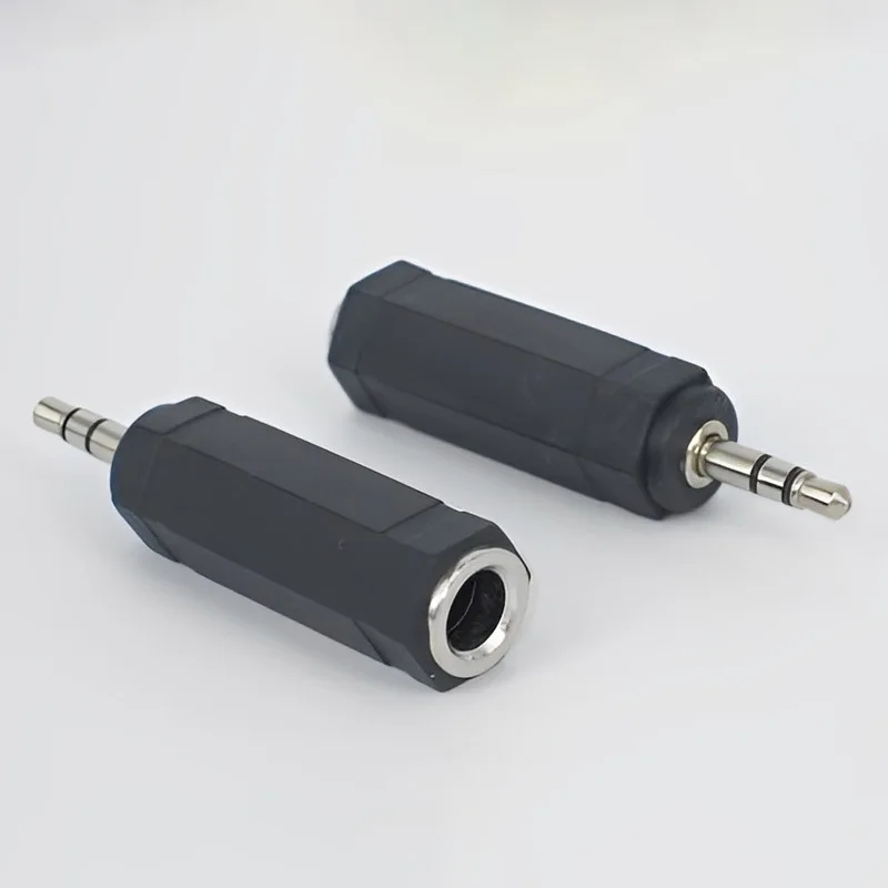 1000pcs 3.5mm male to 6.35mm female stereo jack audio adapter headphone microphone converter connector