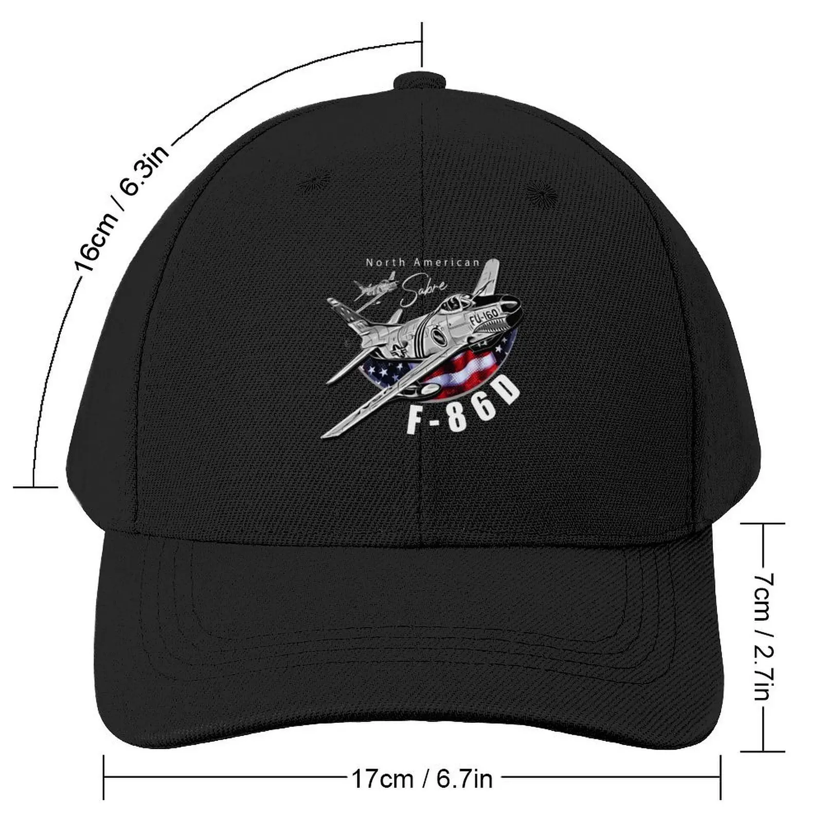 North American F-86D Sabre Vintage Fighter Aircraft Baseball Cap Vintage Horse Hat Sports Cap Sunscreen Men's Caps Women's