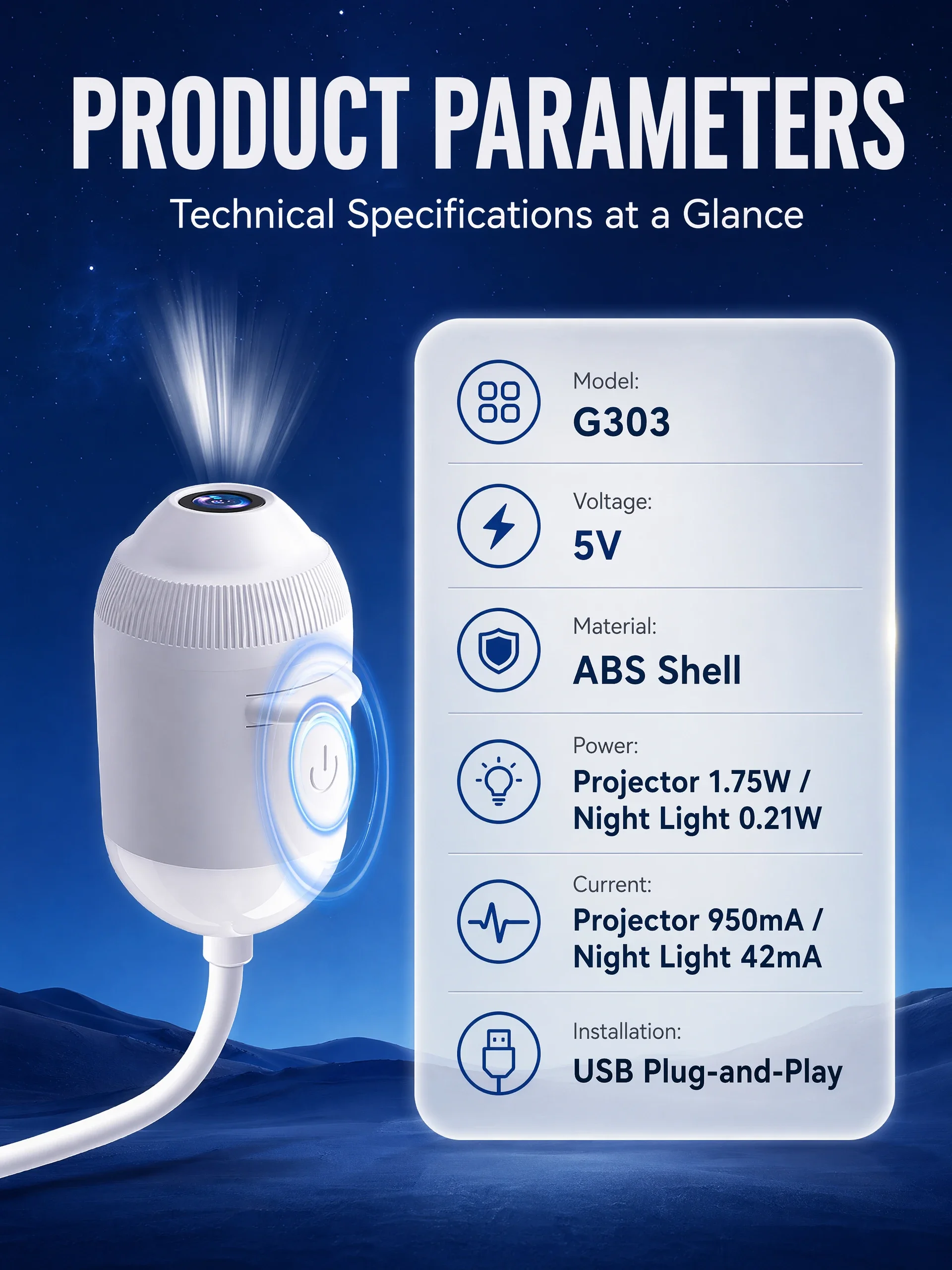 USB-Sternenprojektor-Licht 24-in-1 mit Touch-Steuerung, flexibler Schlauch, Auto-Dach-Galaxie-Nachtlicht für Schlafzimmer, Auto-Atmosphärenlampe – Detail 8