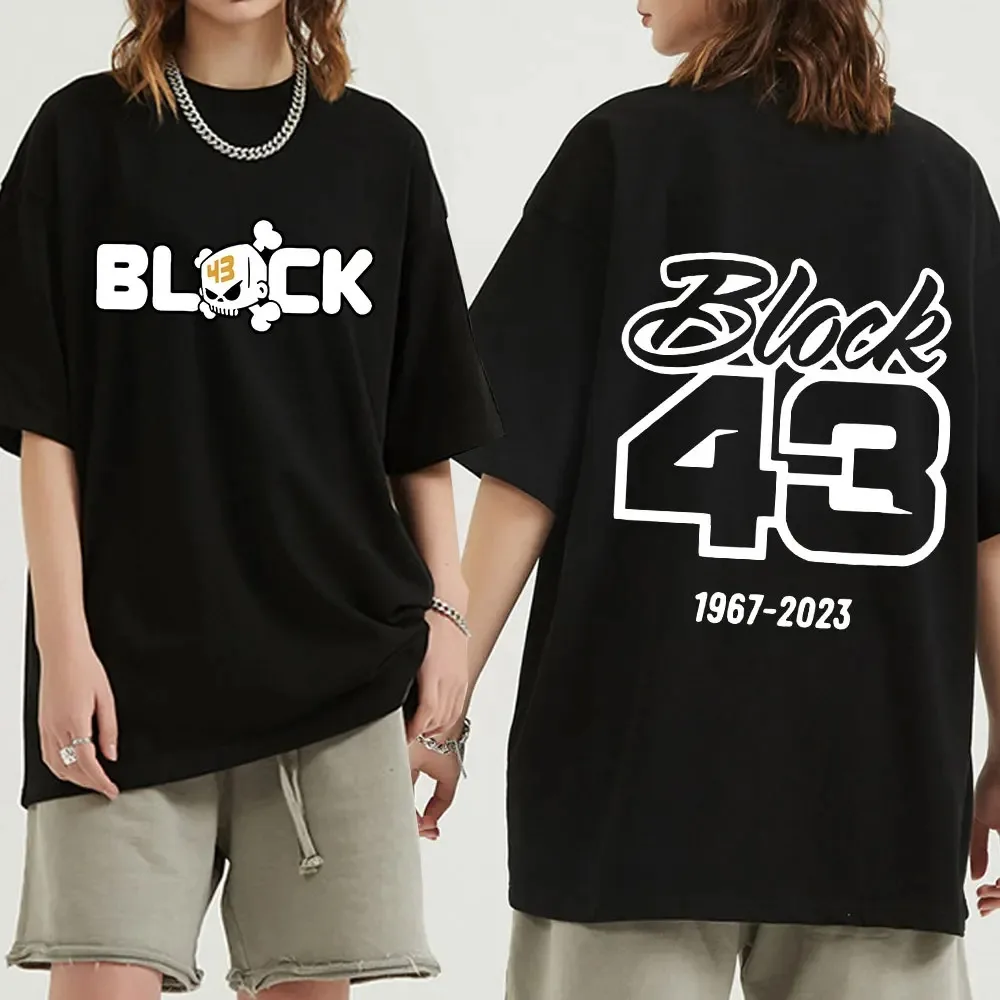 Ken Block 43 T Shirt Fashion Men Harajuku Graphic Letter Print Ken Block T-shirts Aesthetic Gothic Casual Cotton T-shirt Tops