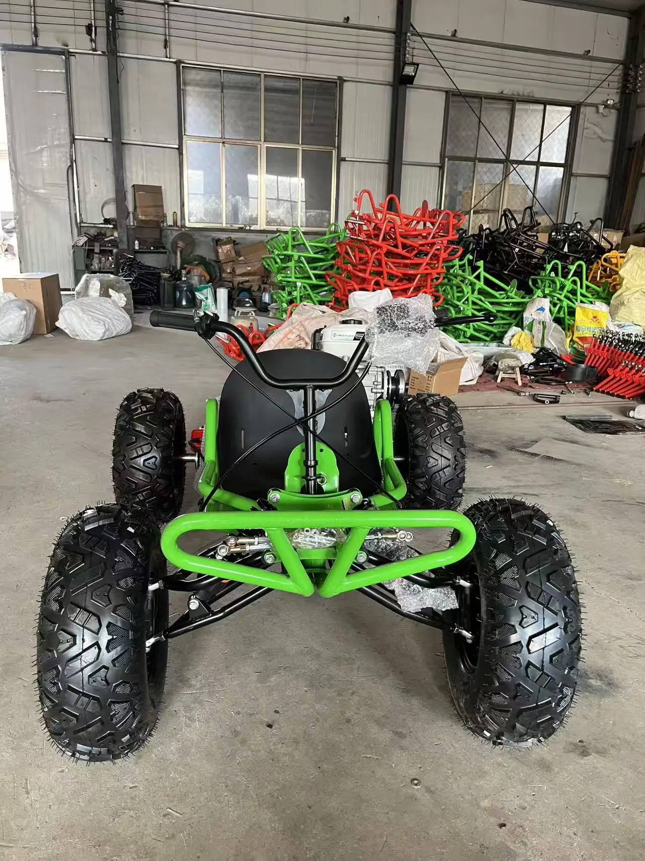 OEM/ODM Outdoors 212cc 4 Stroke 10 Inch Wheel Gas-powered Chain Drive Mini Kart Thrilling All-Terrain Off-Road Dirt Track Drift