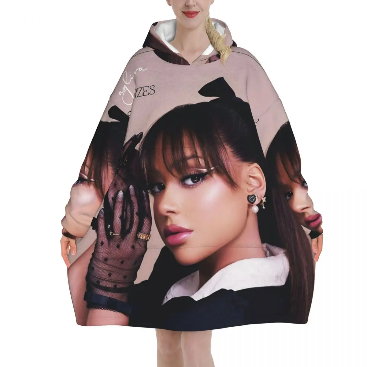 Ayliva Cool Singer Tour 2024 Wearable Blanket Hoodie for Women Men Oversized Sweatshirt Blanket with Pocket