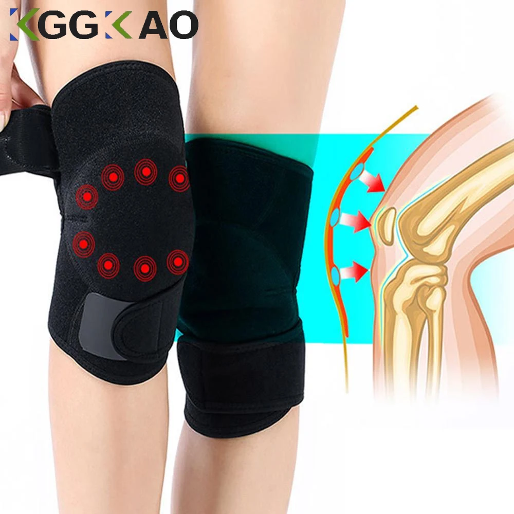 1 Paar Kniebandagen für Männer & Frauen - Selbstheizende Knieunterstützung für Sport, Thermotherapie-Knieschoner für Wärme