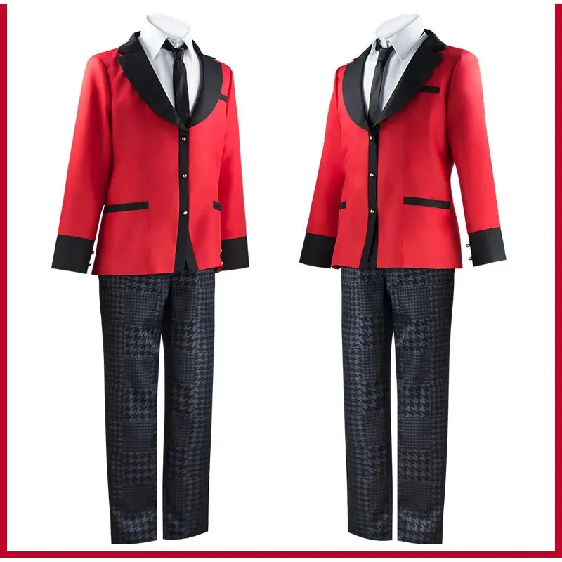 أزياء أنيمي Kakegurui Jabami Yumeko التأثيرية مقامر كوس زي حفلة الهالوين بدلة تلميذة