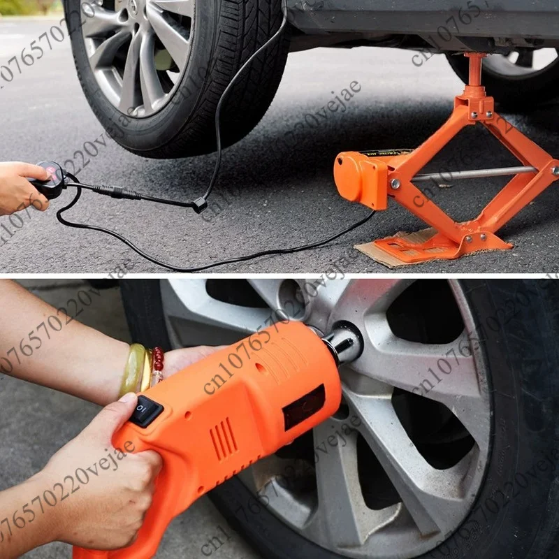 2026 NewVehicle-Mounted Hydraulic  Electric Tire Lifting Tool Rated Power Air Infatable Car Floor Jack Single Function 12V 150W