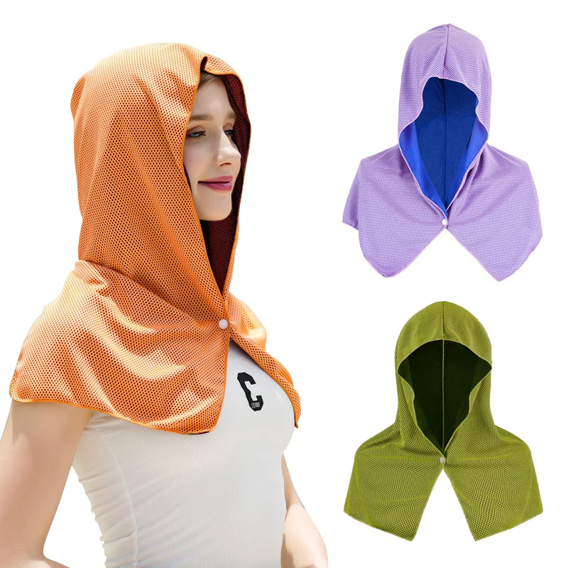 

Cooling Hoodie Towel Running Cycling Quick Drying Sweat Towel Neck Wrap Beach Travel Camping Towel Gym Swimming Yoga Sport Towel