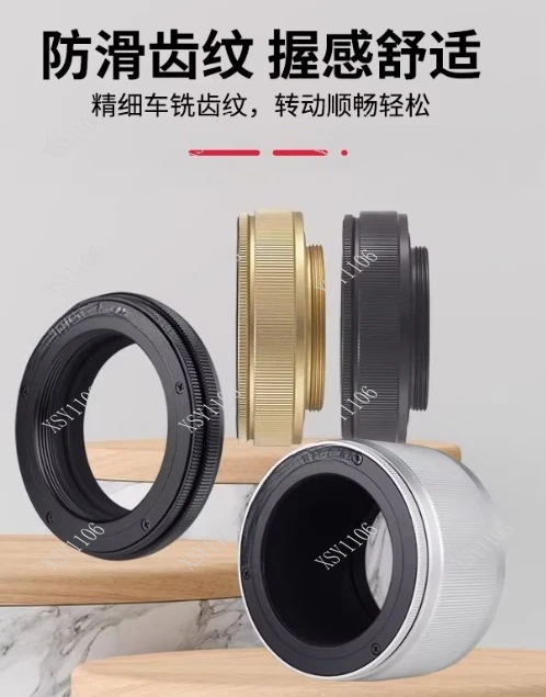 

Переходное кольцо M42 на M42 Focusing Helicoid Ring 12-90 мм, макрокольцо-удлинитель для объектива камеры