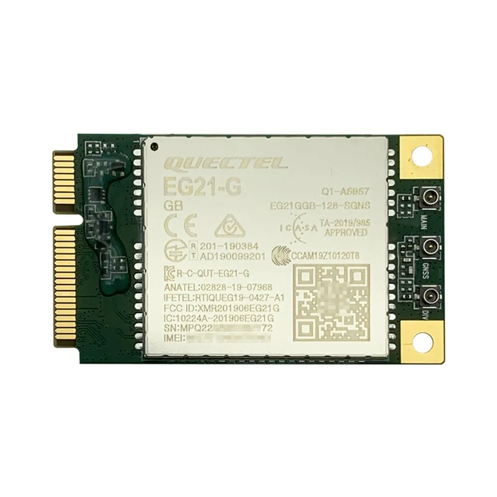 Quectel EG21-G Global LTE Cat-1 MINI PCIE Module EG21GGB-MINI PCIE Worldwide LTE UMTS HSPA GSM GPRS EDGE GPS Glonass Galileo BDS