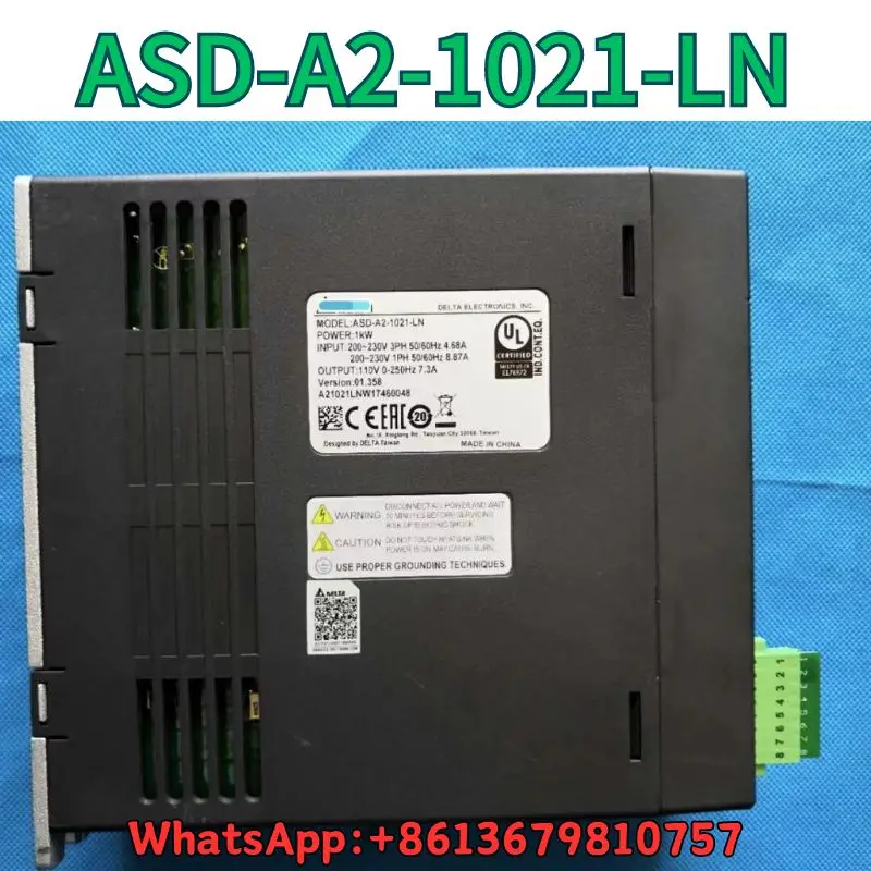 Used Servo driver ASD-A2-1021-LN test OK Fast Shipping