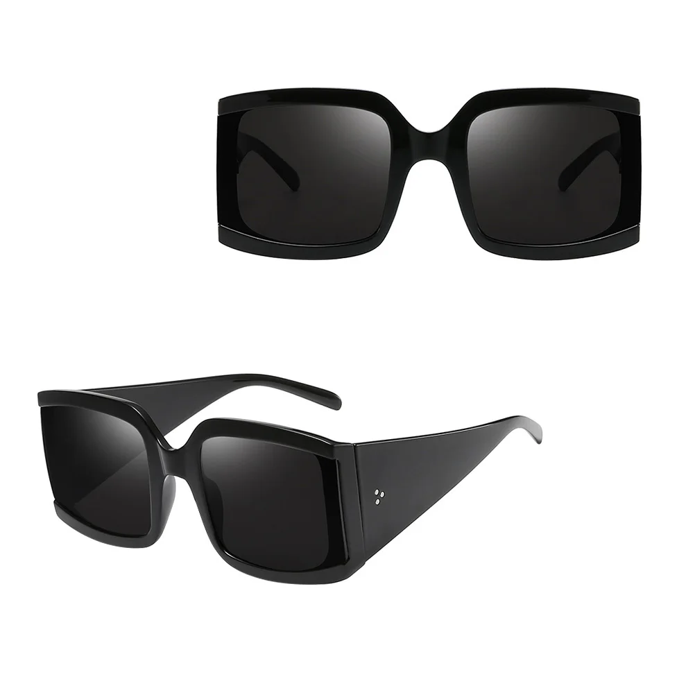 

Retro Sunglasses Black Frame Lightweight Polarized Uv Protection For Men Fashionable Beach Shades Outdoor Sun