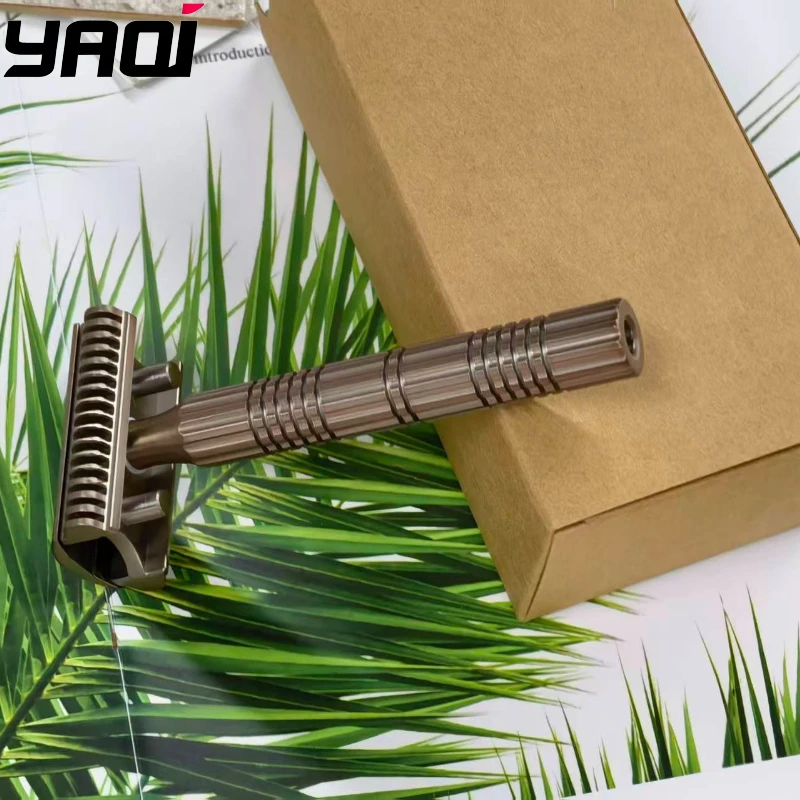 ‌2026 New Arrival！YAQI High-quality Bohemia 316 Stainless Steel Adjustable Baseplate Men Safety Razor about 131g