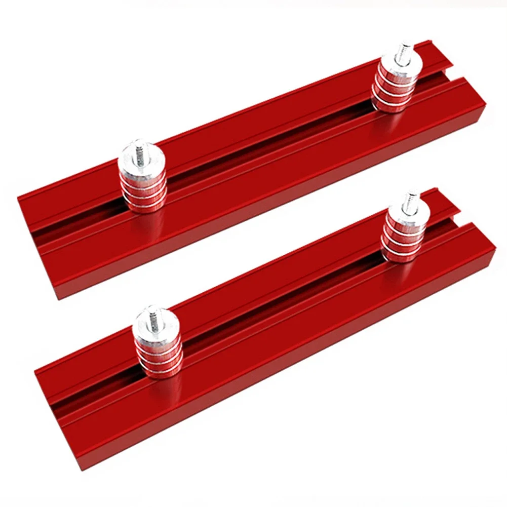 Sliding Slot Fence Positioning Clamp Tool for Woodworking Projects Including Saw Table Dog Hole Fence Made from Aluminum Alloy