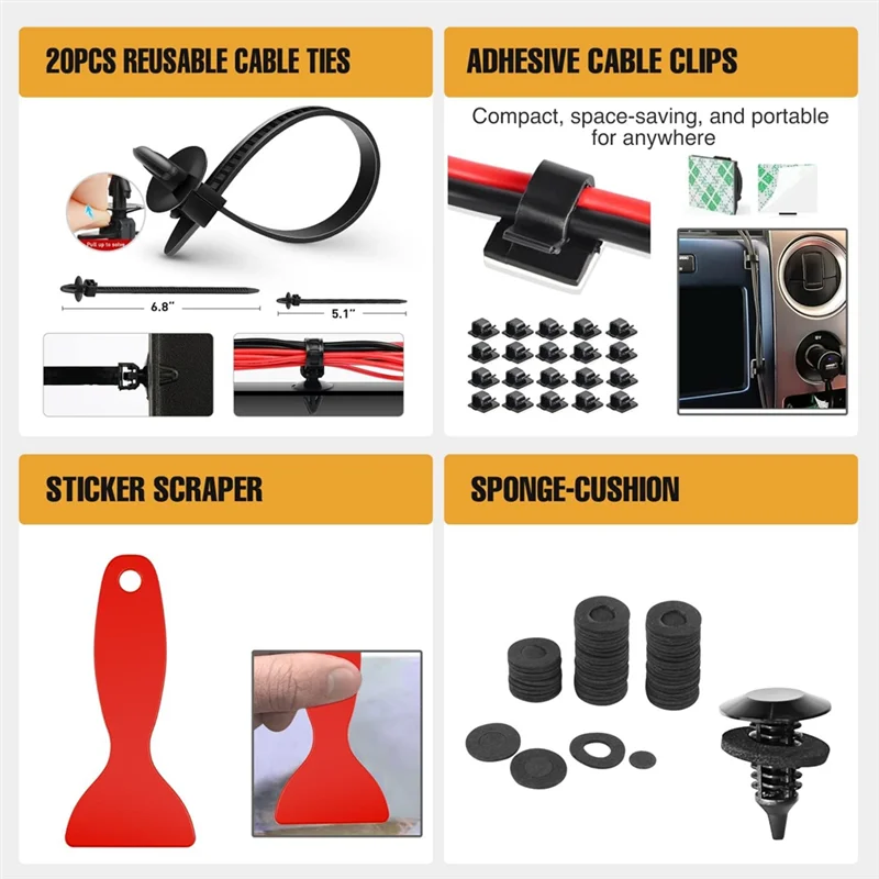 

238Pcs Trim Removal Tool, Auto Push Pin Bumper Retainer Clip Set,Car Panel Radio Removal Auto Clip Pliers-AB36