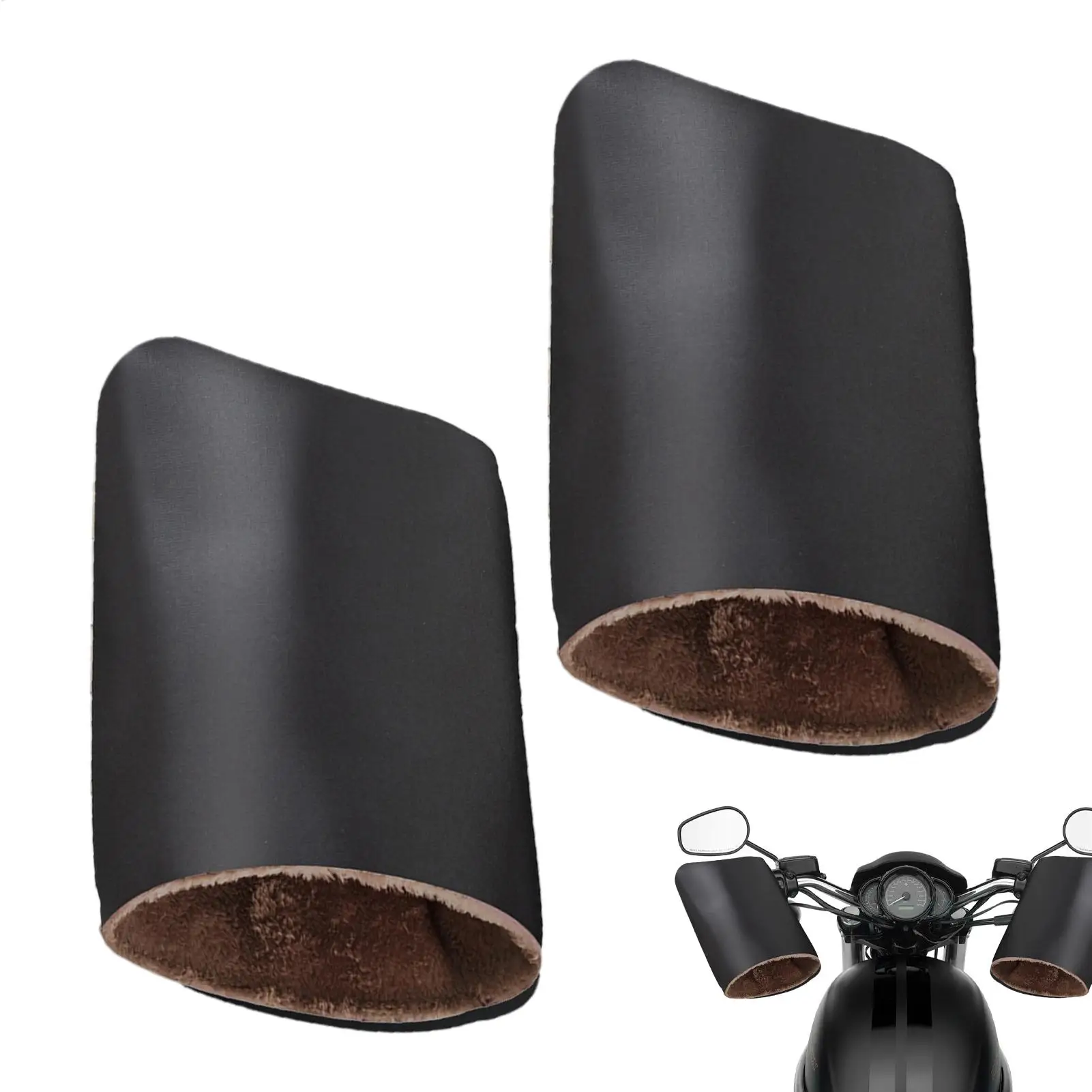 

Мотоциклетные теплые перчатки, ветрозащитные нескользящие толстые терморучатки, мужские водонепроницаемые мотоциклетные перчатки для скутера, квадроцикла, снегохода