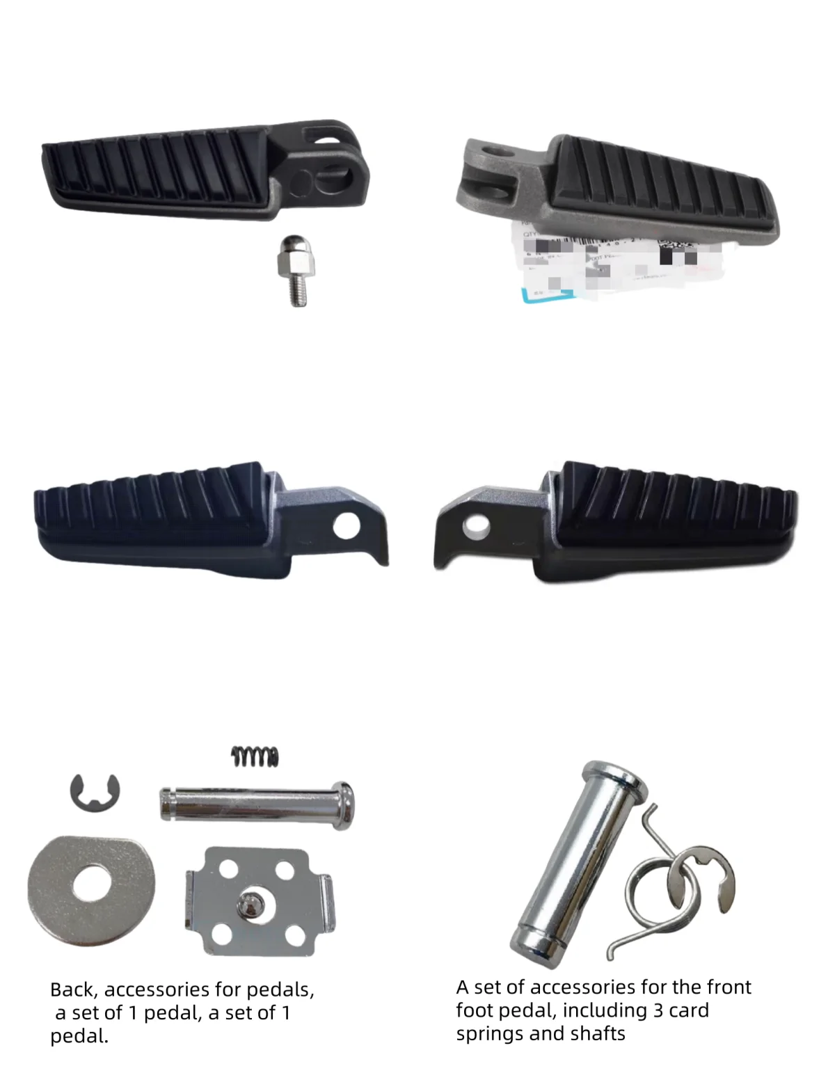 دواسات قطع غيار الدراجات النارية، مجموعة الدواسات الأمامية والالدواسات الخلفية، مناسبة لـ Cf Moto 150Nk 400Nk 650Nk Cf150Nk Cf400Nk Cf650Nk Cf Moto Nk400 Nk650 #1