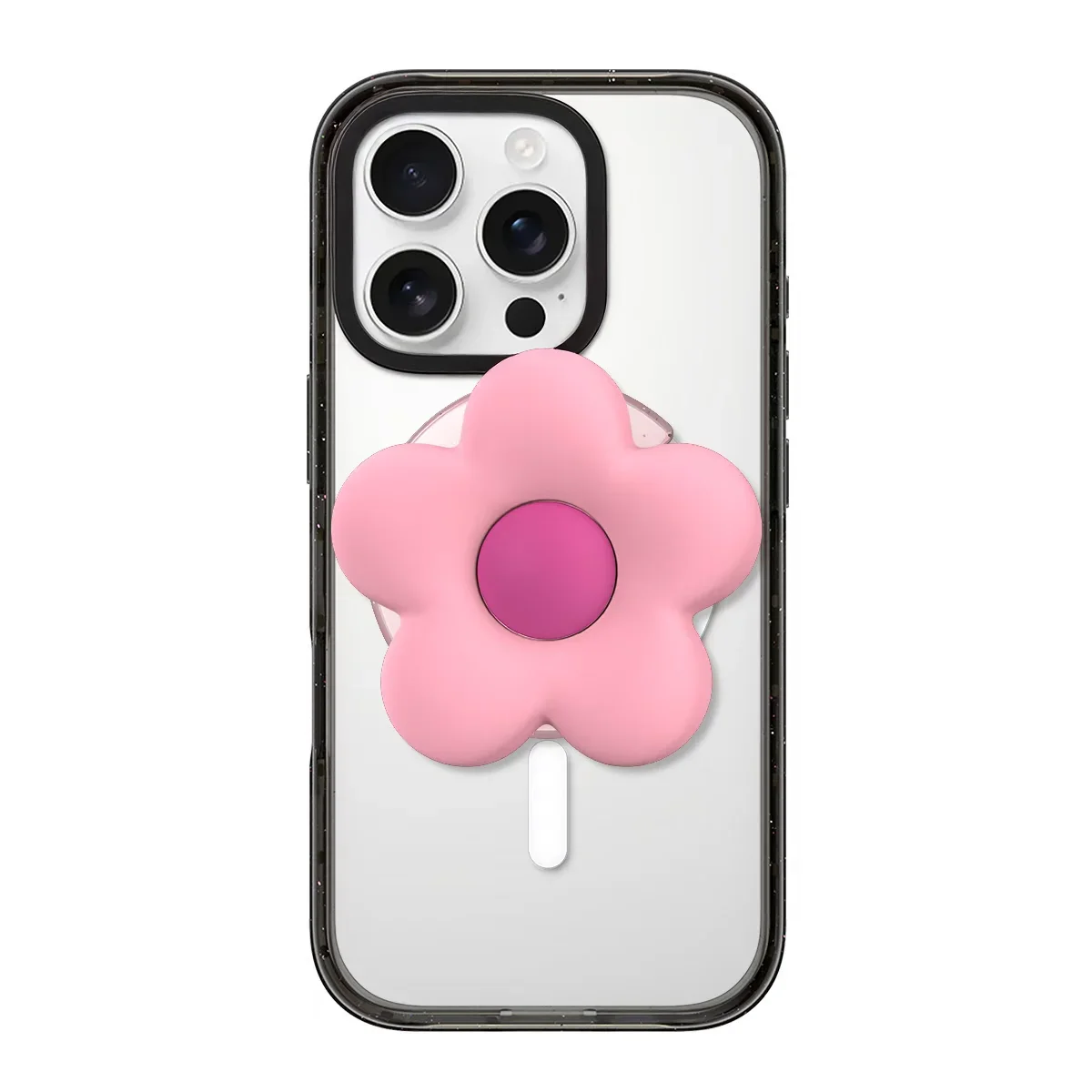 

3D Flower Bracket Pendant C Shape Magnetic Phone Stand for IPhone Holder Mount Support for Galaxy Mobile Phone Accessories