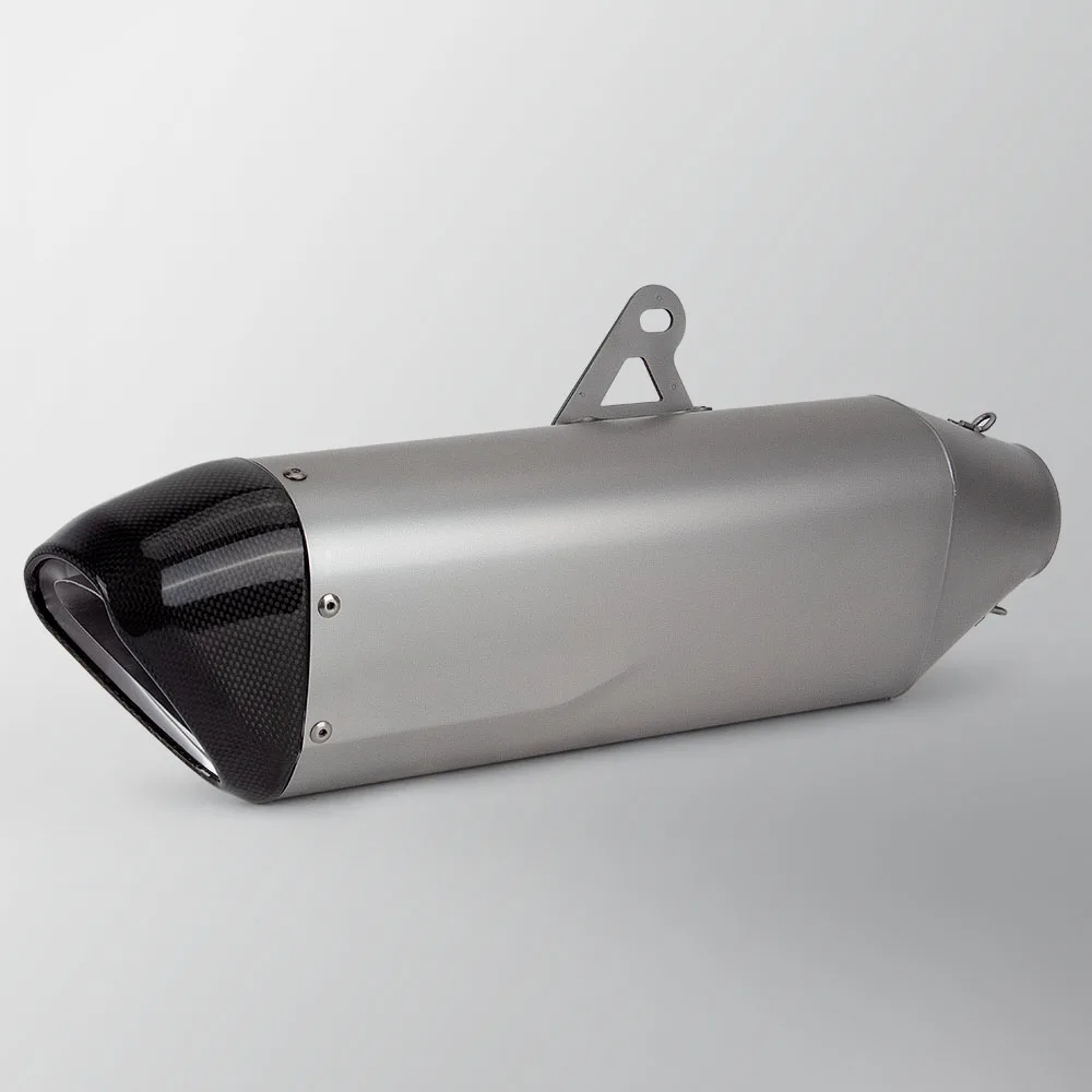 Universal 60mm motorcycle exhaust muffler For GSX1300R R1M CBR1000RR S1000XR RSV4   650 RR 820 RR NSS350 NS125A  F 900 GS