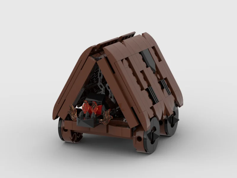 *Medieval siege castle Ballista weapon MOC* DIY enlighten block bricks,Compatible With Assembles Particles