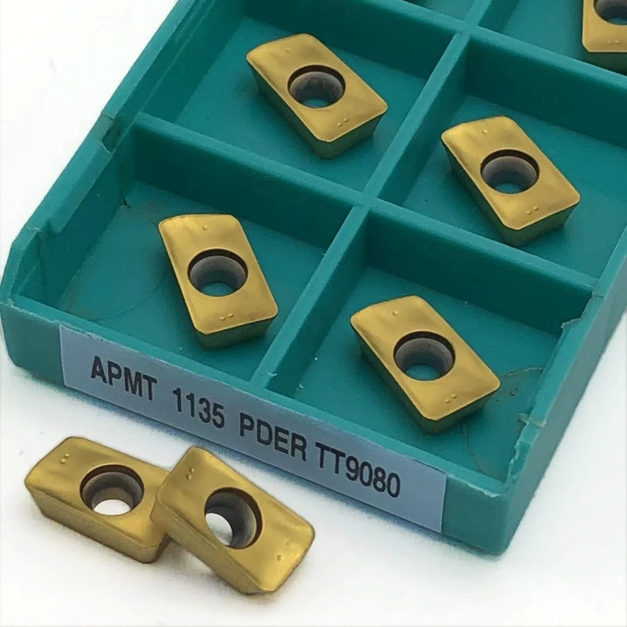 Hardmetalen Draaigereedschap Para Cnc Metalen Draaibank 10 Stuks, Apmt1135pder Tt9080 Apmt1604 Pder Tt9080