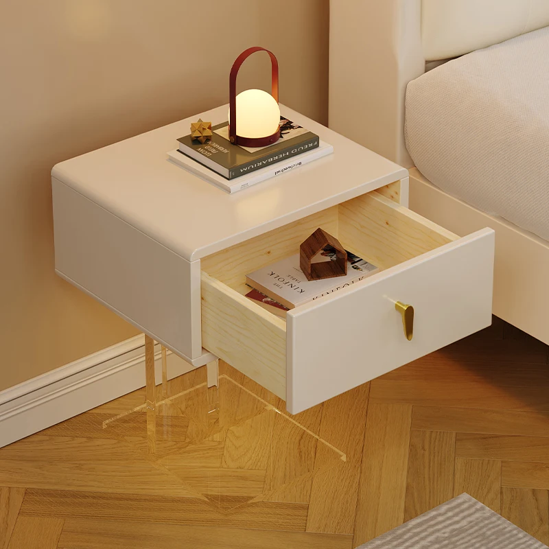 Glamorous Furniture Nordic Creative Cream Style Nightstand Sugar Cube Rotatable Nightstands For Children Bedroom Use