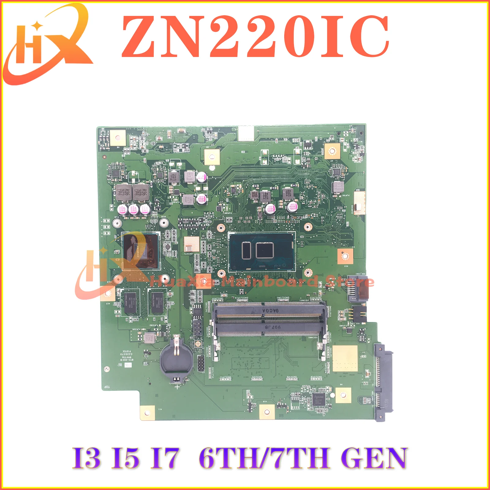 

ZN220IC-K Mainboard For ASUS Zen AiO Pro Z220IC commercial Motherboard I3-6100U I5-6200U I5-7200U I7-6500U Test work 100%