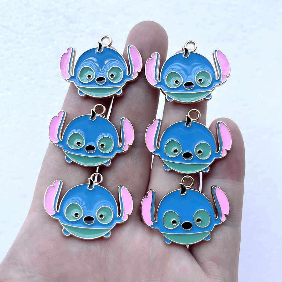 32mm*24mm Cartoon Jewelry Making Craft Earrings Pendant Bracelet Necklace Diy Alien Cute dog charm 4pcs/lot