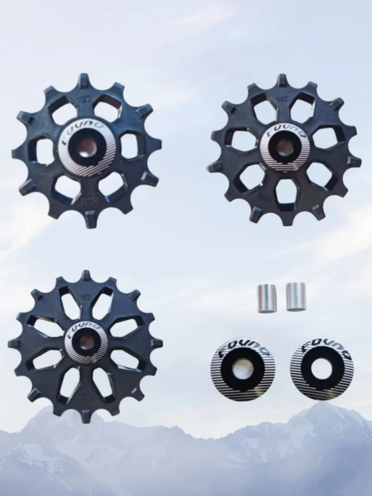 AliExpress NONE FOVNO 12T 14T 16T MTB Road Bicycle Rear Derailleur Pulley Wide Narrow Tooth Guide Wheel Support 7-12 Speed Bike Parts